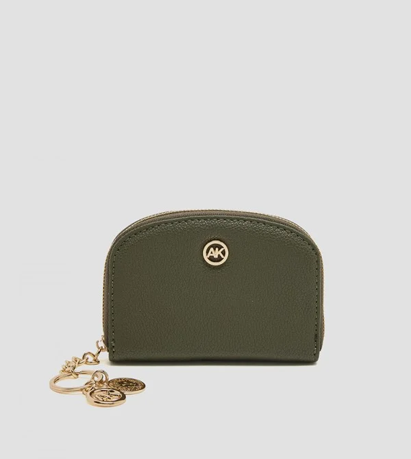 Anne Klein Logo Detail Zip-around Card Holder